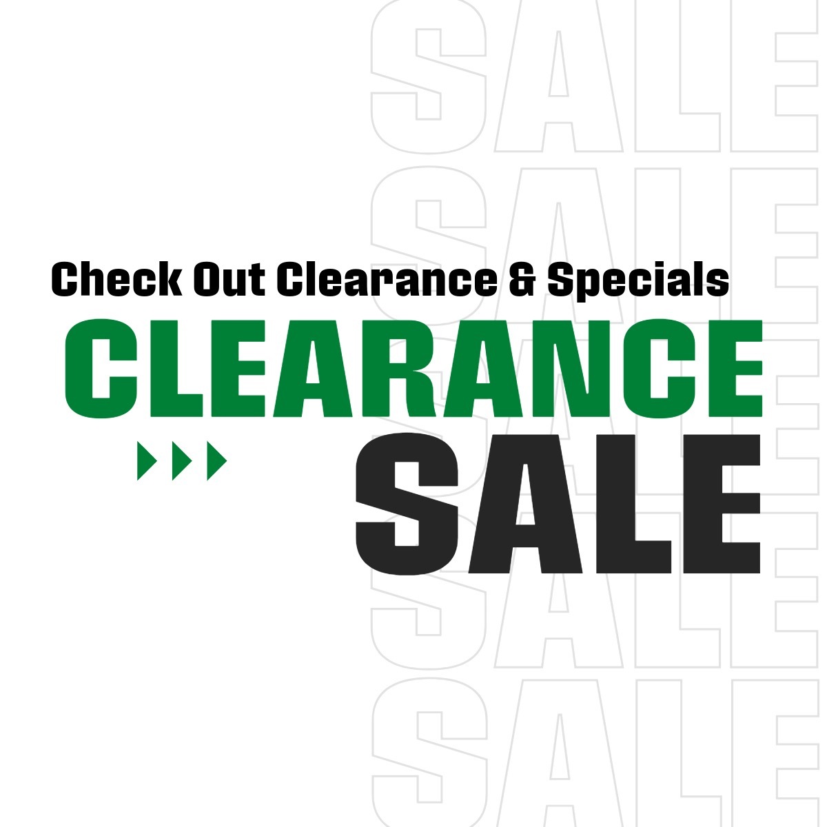 Closeout, Clearance and Sales